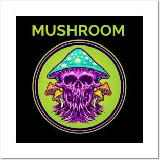 Mushroom circle Posters and Art